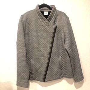 CAbi quilted moto jacket size XL
